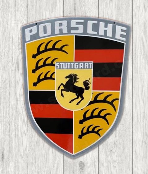 Crest Sticker for Bonnet, Porsche Classic. Porsche Centre