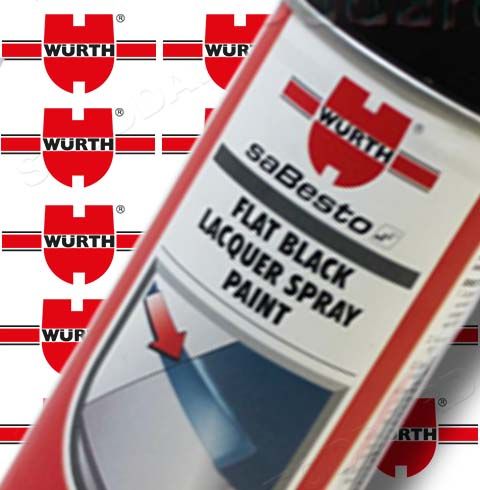 NLA09505200 Wurth Matte Black Spray Paint